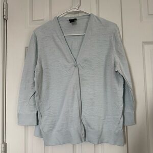 Ann Taylor Soft Blue Women's Cardigan Size XL